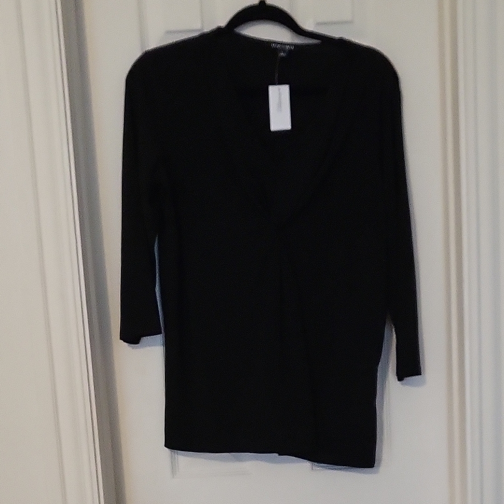 Black Roz & Ali knit top